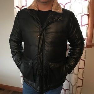 New Emporio & CO Men's Leather Jacket